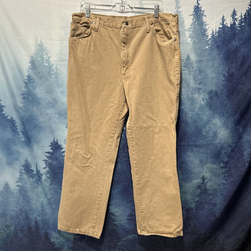 Men's‎ Wrangler® Cowboy Cut® Silver Edition Slim Fit Tan Jean 933SETN 38x30